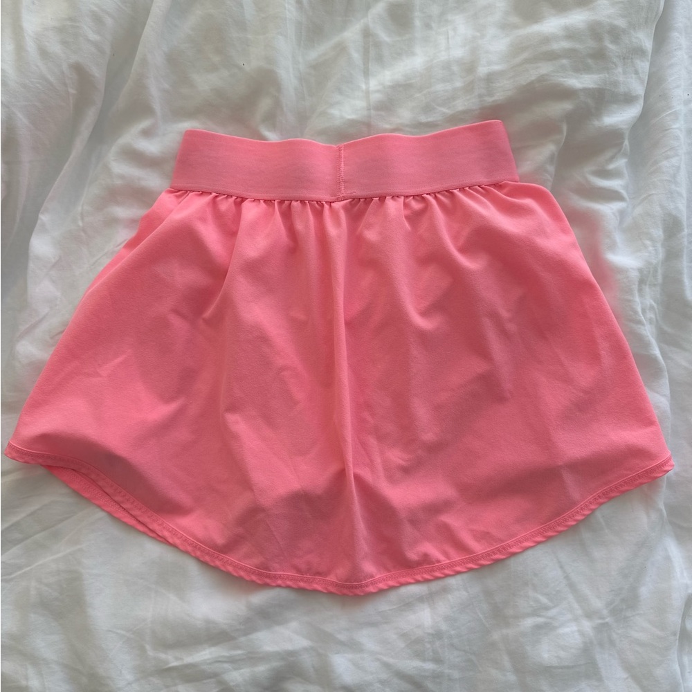 Alo - Match Point Tennis Skirt Skort (Neon Bubblegum) - Picture 5 of 7